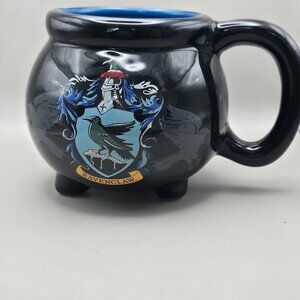 Harry Potter Black Cauldron Ceramic Coffee Mug Cup Ravenclaw Logo